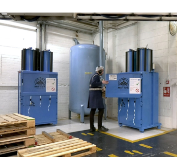 Intern afvaltransport met 60% verminderd!