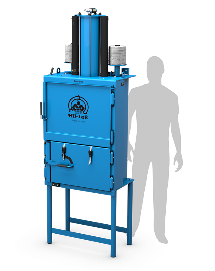 2102 Karton- en kunststofbalenpers