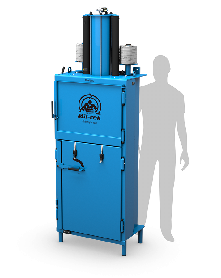 2205 Karton- en kunststofbalenpers