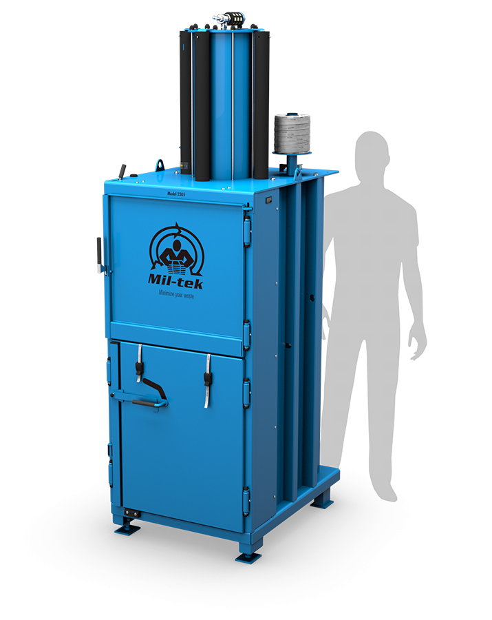 2305 Kunststof- en kartonbalenpers