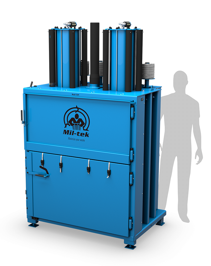 2509 Kunststof- en kartonbalenpers