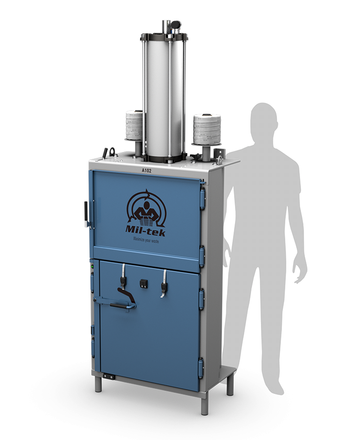 A102 Karton- en kunststofbalenpers