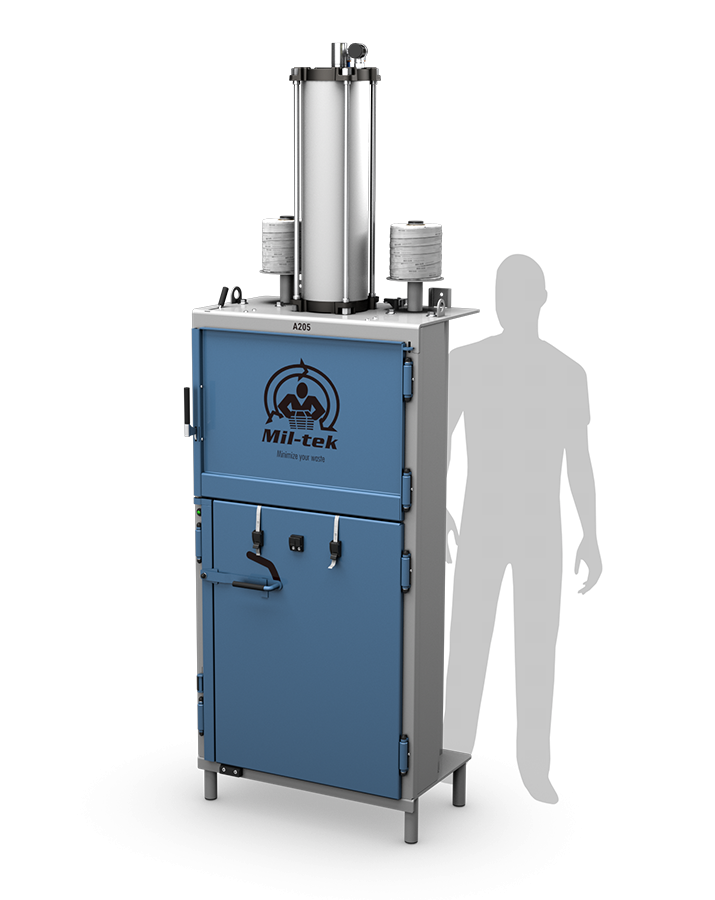 A205 Karton- en kunststofbalenpers