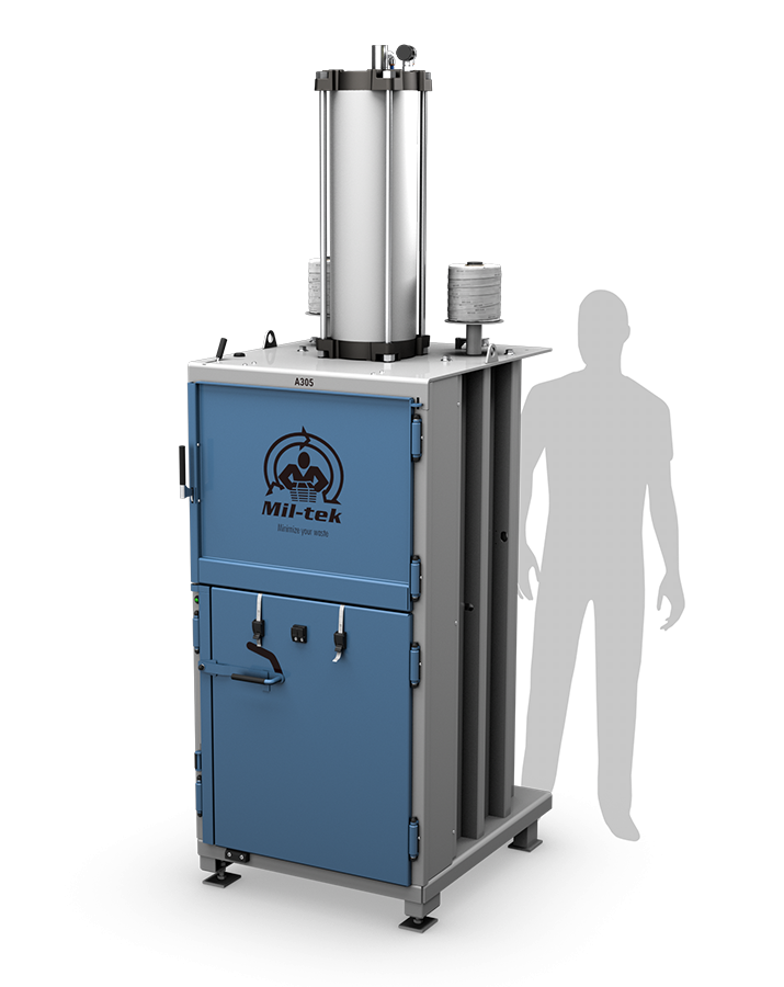 A305 Karton- en kunststofbalenpers