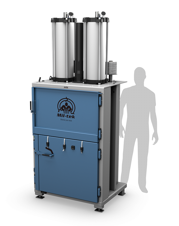 A406 Karton- en kunststofbalenpers