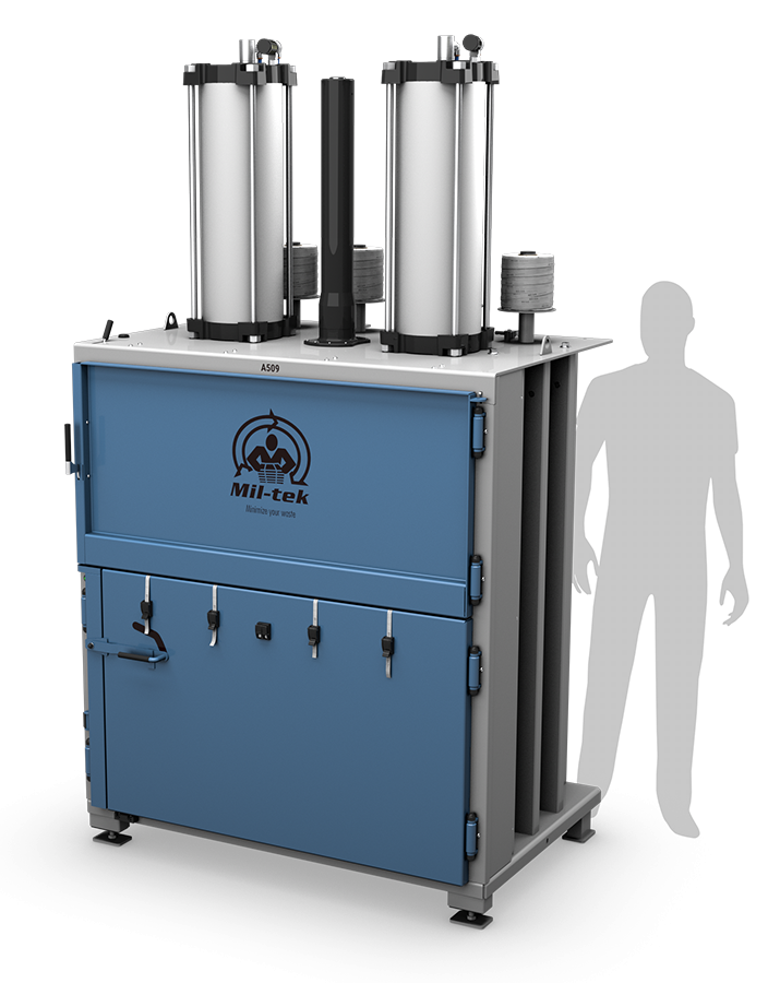 A509 Karton- en kunststofbalenpers